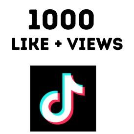 1000 Tiktok Like views Tiktok Promotion