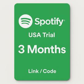 Spotify USA Trial 3 Months Link/code