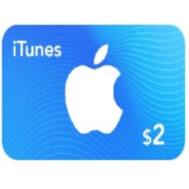 iTunes Gift Card 2$ USD (USA)