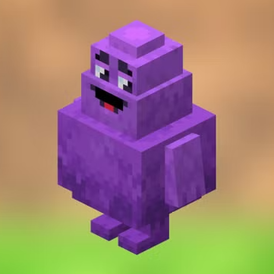Minecraft   - Grimace Egg  skin code