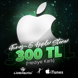 iTunes Gift Card 300 TL Turkey (TR)Stockable