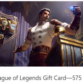 League of legends 575 RP
