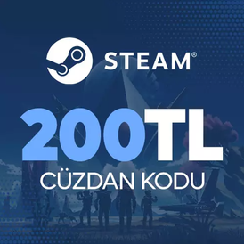 Steam Gift Card 200 TRY (TL) TURKEY-STOCKABLE