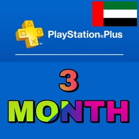 3-Month PlayStation Plus Membership UAE 🇦🇪