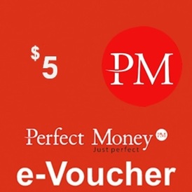 Perfect money E-voucher 5$
