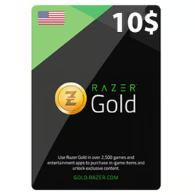 Razer Gold (USA) 10$ PIN & Serial - Stock