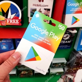 Carte cadeau Google Play india de 60$