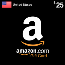 Amazon.com Gift Card $25 USD (Stockable)