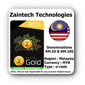 RM 100 Razer Gold Malaysia - MYR 100
