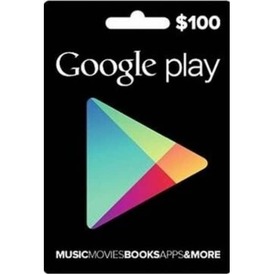 Gift card google play usa 100 $