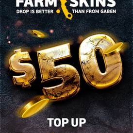 Farmskins Wallet Card 50 USD - GLOBAL
