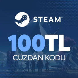 Steam Gift Card 100 TRY (TL) TURKEY-STOCKABLE