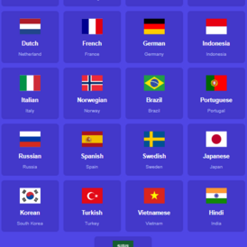 Learn 21 world languages with AI tutor