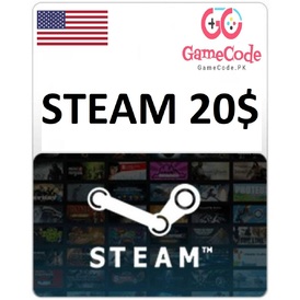 Steam Wallet Gift Card - $20 USD