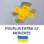 PSN PLUS  EXTRA 12 MONTHS ( UKRAINE ACC)