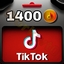 TikTok 1400 Coins by account