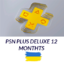 PSN PLUS DELUXE 12 MONTHS ( UKRAINE ACC)