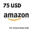 Amazon USA 75$ USD Storable Card