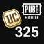 PUBG MOBILE  300 + 25 UC [ GLOBAL CODE ]