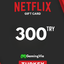 Netflix Gift Card 300 TRY – Netflix Key – TUR