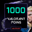 Valorant - 10$ / 1000 VP - Stockable Gift Car