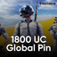 Pubg Mobile 1800 UC Global PIN (stockable)