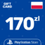 PlayStation Network 170 PLN (Poland) Stockabl