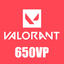 Valorant 650 PHP VP