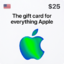 iTunes Gift Card - $25 USD - USA