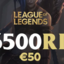 LOL - League of Legends 50€ - 50 EUR 6500 RP