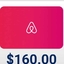 $160 AIRBNB GIFT CARDS