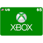 Xbox Gift Card US USD $5 Stockable