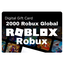 Roblox 2000 Robux Gift Card Global All Region