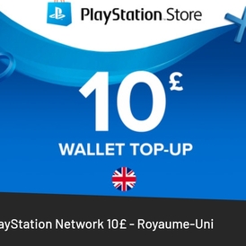 PlayStation Network Card 10 GBP (UK) PSN Key