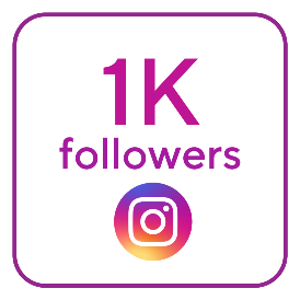 Instagram 1000 followers ( 1k )