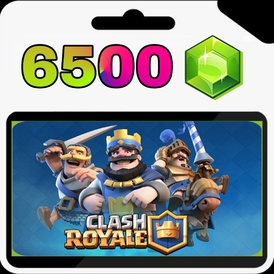 Clash Royale 6500 Gems (LOGIN INFO REQUIRE)