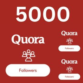 5000 Quora Profile Real Active Follower-
