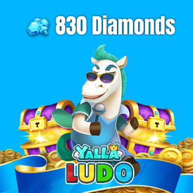 Yalla Ludo  830 Diamonds