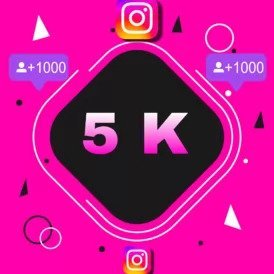 5 K Instagram Followers guaranteed