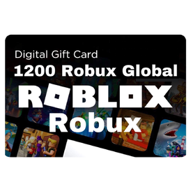 Roblox 1200 Robux Gift Card Global Region