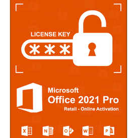 Microsoft Office 2021 Pro 1 PC Online Active