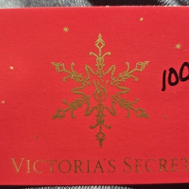 $100 victoria secret  gift card