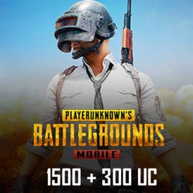 Pubg Mobile 1800 UC Code Global (Storable)