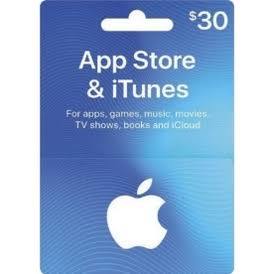 ITUNES $30 INSTANT REDEEM USA