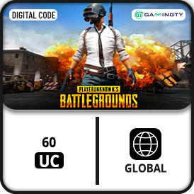 Pubg Mobile 60 UC Global Pin Code