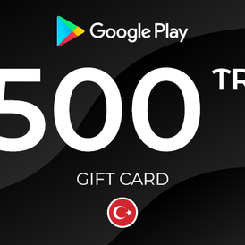 Google Play Gift Code 500 TL