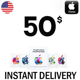 50 USD ( USA) iTunes Gift Card/APP store