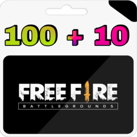 Free Fire 100+10 Diamonds(Garena)For WMZ