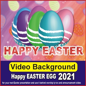 Happy Easter EGG Greetings Motion Graphic