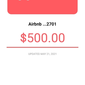 Airbnb gift card USA 500 USD